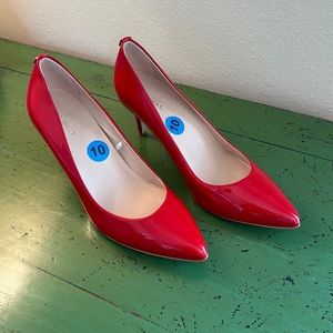 Kate Spade Red Patent Leather Heels - Size 10